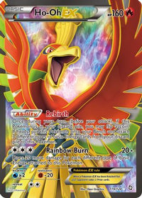 Ho-Oh Ex (Full Art) (119/124) - Dragons Exalted Holofoil