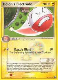 Holon's Electrode (21/113) - Delta Species Reverse Holofoil