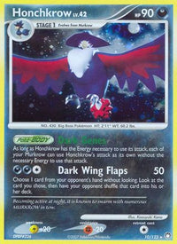 Honchkrow (10/123)  - Mysterious Treasures Holofoil