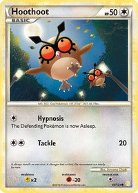 Hoothoot (66/123)  - HeartGold SoulSilver