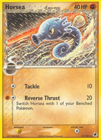 Horsea (Delta Species) (31/101) - Dragon Frontiers Reverse Holofoil