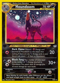 Houndoom (8/64)  - Neo Revelation 1st Edition Holofoil