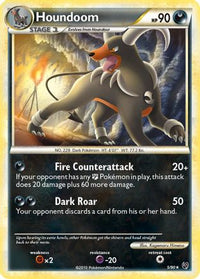 Houndoom (5/90)  - Undaunted Holofoil