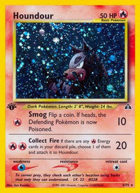 Houndour (5/75) - Neo Discovery 1st Edition Holofoil