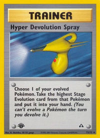 Hyper Devolution Spray (73/75) - Neo Discovery Unlimited