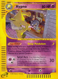 Hypno (H12/147) - Aquapolis Holofoil