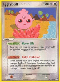 Igglybuff (21/100)  - Crystal Guardians Reverse Holofoil