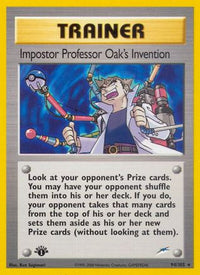 Impostor Professor Oak's Invention (94/105) - Neo Destiny 1st Edition