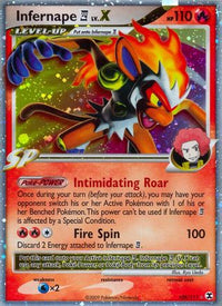 Infernape E4 Lv.X (108/111) - Rising Rivals Holofoil
