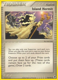 Island Hermit (76/101)  - Dragon Frontiers Reverse Holofoil