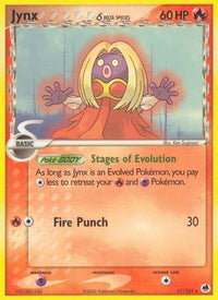Jynx (Delta Species) (17/101)  - Dragon Frontiers Reverse Holofoil