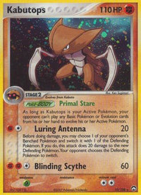 Kabutops (10/108)  - Power Keepers Holofoil
