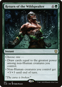 Return of the Wildspeaker [Commander Legends: Battle for Baldur's Gate]
