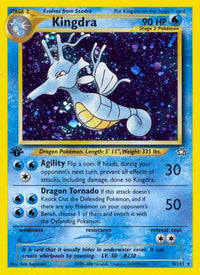 Kingdra (8/111) - Neo Genesis 1st Edition Holofoil