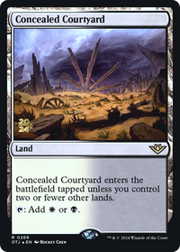 Concealed Courtyard (OTJ) [Outlaws of Thunder Junction Prerelease Promos]
