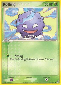 Koffing (62/107)  - Deoxys Reverse Holofoil
