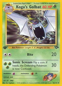Koga's Golbat (46/132)  - Gym Challenge Unlimited