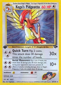 Koga's Pidgeotto (27/132)  - Gym Challenge 1st Edition