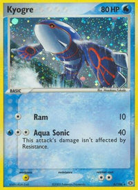 Kyogre (6/106)  - Emerald Holofoil