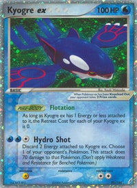 Kyogre ex (95/100)  - Crystal Guardians Holofoil