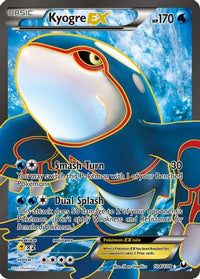 Kyogre EX (Full Art) (104/108) - Dark Explorers Holofoil