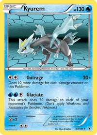 Kyurem (34/101) - Noble Victories Holofoil