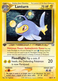 Lanturn (38/111) - Neo Genesis 1st Edition