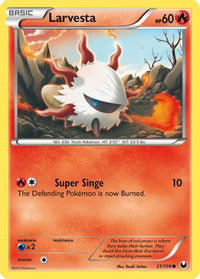 Larvesta (21/108)  - Dark Explorers