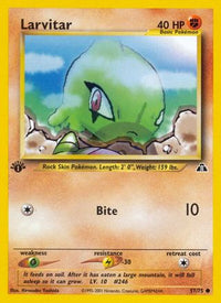Larvitar (57/75) - Neo Discovery 1st Edition