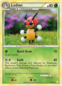 Ledian (25/123)  - HeartGold SoulSilver