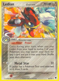 Ledian (Delta Species) (18/101)  - Dragon Frontiers