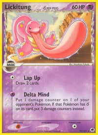 Lickitung (19/101) (Espèces Delta) (Estampillé) [EX : Dragon Frontiers] 