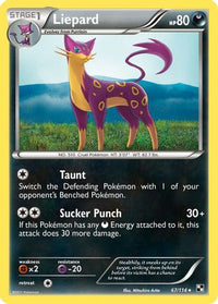 Liepard (67/114)  - Black and White