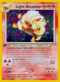 Light Arcanine (12/105) - Neo Destiny 1st Edition Holofoil