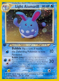 Light Azumarill (13/105) - Neo Destiny 1st Edition Holofoil