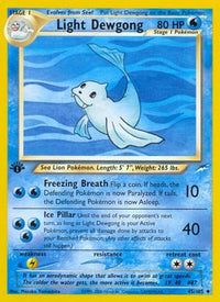 Light Dewgong (45/105)  - Neo Destiny 1st Edition