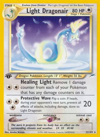 Light Dragonair (22/105)  - Neo Destiny 1st Edition