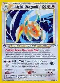 Light Dragonite (14/105)  - Neo Destiny Unlimited Holofoil