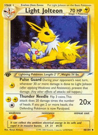 Light Jolteon (48/105)  - Neo Destiny Unlimited