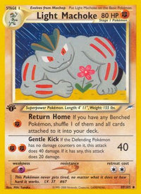 Light Machoke (49/105)  - Neo Destiny Unlimited