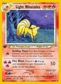 Light Ninetales (50/105)  - Neo Destiny 1st Edition