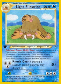 Light Piloswine (26/105) - Neo Destiny 1st Edition