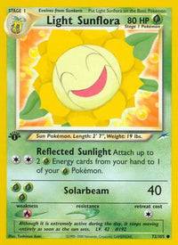 Light Sunflora (72/105) - Neo Destiny 1st Edition