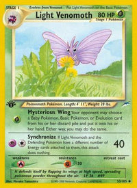 Light Venomoth (53/105) - Neo Destiny 1st Edition