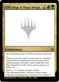 Fifth Stage of Magic Design [Mystery Booster 2 Playtest Cards]