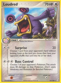Loudred (23/100)  - Crystal Guardians Reverse Holofoil