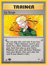 Lt. Surge (101/132)  - Gym Heroes Unlimited