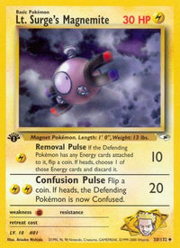 Lt. Surge's Magnemite (50/132)  - Gym Heroes Unlimited