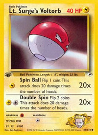 Voltorb du lieutenant Surge (84/132) [Gym Heroes 1ère édition] 