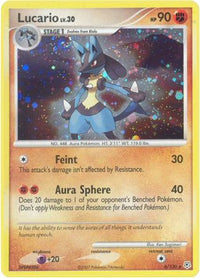 Lucario (6/130) - Diamond and Pearl Holofoil